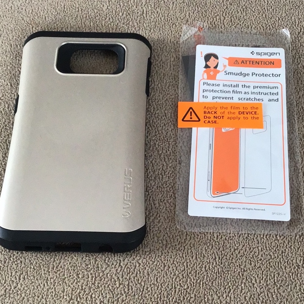 Samsung S6 phone case with a back back protector